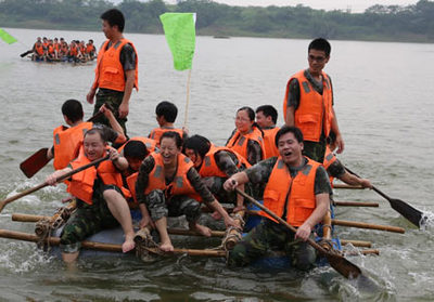 拓展訓練項目《搶灘登陸》最新游戲規(guī)則及玩法心得體會【成都自強拓展】